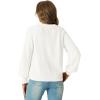 imageGRECERELLE Womens Chunky Open Front Sweater Long Sleeve Button Knit Short Loose Cardigan Outerwear S2XLBeige White