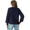 imageGRECERELLE Womens Chunky Open Front Sweater Long Sleeve Button Knit Short Loose Cardigan Outerwear S2XLNavy Blue