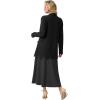 imageGRECERELLE Womens 2025 Fall Winter Casual Shawl Neck Long Sleeve Relaxed Fit Open Front Cardigan with Pockets XS  3XLBlack