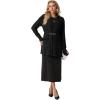 imageGRECERELLE Womens 2025 Fall Winter Casual Shawl Neck Long Sleeve Relaxed Fit Open Front Cardigan with Pockets XS  3XLBlack