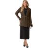 imageGRECERELLE Womens 2025 Fall Winter Casual Shawl Neck Long Sleeve Relaxed Fit Open Front Cardigan with Pockets XS  3XLCoffee