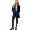 imageGRECERELLE Womens 2025 Fall Winter Casual Shawl Neck Long Sleeve Relaxed Fit Open Front Cardigan with Pockets XS  3XLDark Royal Blue