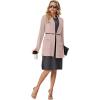 imageGRECERELLE Womens 2025 Fall Winter Casual Shawl Neck Long Sleeve Relaxed Fit Open Front Cardigan with Pockets XS  3XLDusty Pink
