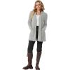 imageGRECERELLE Womens 2025 Fall Winter Casual Shawl Neck Long Sleeve Relaxed Fit Open Front Cardigan with Pockets XS  3XLLight Gray