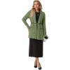 imageGRECERELLE Womens 2025 Fall Winter Casual Shawl Neck Long Sleeve Relaxed Fit Open Front Cardigan with Pockets XS  3XLMoss Green