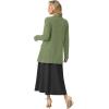 imageGRECERELLE Womens 2025 Fall Winter Casual Shawl Neck Long Sleeve Relaxed Fit Open Front Cardigan with Pockets XS  3XLMoss Green