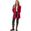 imageGRECERELLE Womens 2025 Fall Winter Casual Shawl Neck Long Sleeve Relaxed Fit Open Front Cardigan with Pockets XS  3XLRed