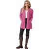 imageGRECERELLE Womens 2025 Fall Winter Casual Shawl Neck Long Sleeve Relaxed Fit Open Front Cardigan with Pockets XS  3XLRose Red