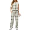 Fp-beige Red Plaid
