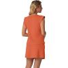 image:imageGRECERELLE 2026 Womens Summer 2 Piece Skort Set Cap Sleeve Round Neck Top amp Tennis Skirt with Pockets for Athletic amp CasualTan