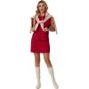 image:imageGRECERELLE 2026 Womens Summer 2 Piece Skort Set Cap Sleeve Round Neck Top amp Tennis Skirt with Pockets for Athletic amp CasualWine Red