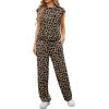 image:imageGRECERELLE 2 Piece Sets For Women Summer 2026 Outfits Lounge Sets Sleeveless Sweatsuits Wide Leg Tracksuits With PocketsFpleopard Khaki