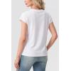 image:imageGRECERELLE Womens Summer Tops Cap Sleeve Basic Tee Shirts Casual Tank Top Loose Crew Neck 2026 Trendy Clothes S2XLAwhite