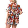 image:imageGRECERELLE Short Sleeve Cardigan for Women Lightweight Summer with Pockets Open Front Casual Beach Cover Ups 2026White Maple