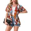 image:imageGRECERELLE Short Sleeve Cardigan for Women Lightweight Summer with Pockets Open Front Casual Beach Cover Ups 2026White Maple