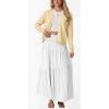 image:imageGRECERELLE Womens Lightweight Knit Cardigan Long Sleeve Open Front VNeck Casual Basic Sweater with PocketsButter Yellow