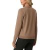 image:imageGRECERELLE Womens Lightweight Knit Cardigan Long Sleeve Open Front VNeck Casual Basic Sweater with PocketsCamel