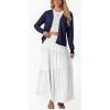image:imageGRECERELLE Womens Lightweight Knit Cardigan Long Sleeve Open Front VNeck Casual Basic Sweater with PocketsNavy Blue