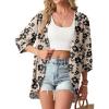 Khaki Black Flower