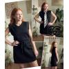 image:imageGRECERELLE 2026 Women Summer Casual 2 Piece Outfits Skort Sets Sleeveless VNeck Top amp Tennis Skirt with Pockets for AthleticBlack