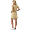 image:imageGRECERELLE 2026 Women Summer Casual 2 Piece Outfits Skort Sets Sleeveless VNeck Top amp Tennis Skirt with Pockets for AthleticButter Yellow