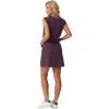 image:imageGRECERELLE 2026 Women Summer Casual 2 Piece Outfits Skort Sets Sleeveless VNeck Top amp Tennis Skirt with Pockets for AthleticRosewood