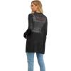 image:imageGRECERELLE Lightweight Cardigan Sweaters for Women Crochet Knit Open Front Long Sleeve Loose Casual Boho Summer Beach CoverupAblack