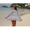 image:imageGRECERELLE Lightweight Cardigan Sweaters for Women Crochet Knit Open Front Long Sleeve Loose Casual Boho Summer Beach CoverupGray