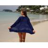 image:imageGRECERELLE Lightweight Cardigan Sweaters for Women Crochet Knit Open Front Long Sleeve Loose Casual Boho Summer Beach CoverupNavy Blue