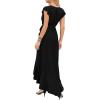 image:imageGRECERELLE 2026 Womens Spring Summer Boho Floral Print VNeck Faux Wrap Maxi Dress for Wedding Guest Graduation Party02 Black