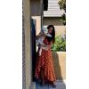 image:imageGRECERELLE 2026 Womens Spring Summer Boho Floral Print VNeck Faux Wrap Maxi Dress for Wedding Guest Graduation Party21 Polka Dotsorange
