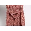 image:imageGRECERELLE 2026 Womens Spring Summer Boho Floral Print VNeck Faux Wrap Maxi Dress for Wedding Guest Graduation Party23 Fp Floret Red