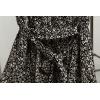 image:imageGRECERELLE 2026 Womens Spring Summer Boho Floral Print VNeck Faux Wrap Maxi Dress for Wedding Guest Graduation PartyFloret Black