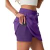 image:imageGRECERELLE 2026 Active Skirts for Women with Builtin Shorts and Pockets for Golf Tennis Hiking Workout Casual SkortDark Purple