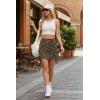 image:imageGRECERELLE 2026 Active Skirts for Women with Builtin Shorts and Pockets for Golf Tennis Hiking Workout Casual SkortFpld Khaki