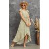 image:imageGRECERELLE 2026 Womens Spring Summer Boho Floral Print VNeck Faux Wrap Maxi Dress for Wedding Guest Graduation Party32 Fp Floret Yellow
