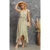 image:imageGRECERELLE 2026 Womens Spring Summer Boho Floral Print VNeck Faux Wrap Maxi Dress for Wedding Guest Graduation Party32 Fp Floret Yellow
