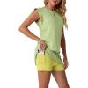 image:imageGRECERELLE 2026 Womens Summer 2 Piece Skort Set Cap Sleeve Round Neck Top amp Tennis Skirt with Pockets for Athletic amp CasualAvocado Green