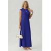image:imageGRECERELLE Womens 2026 Summer Fall Round Neck AntiPilling Shift Sweater Maxi Dress with Pockets for Business CasualRoyal Blue