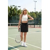 image:imageGRECERELLE 2026 Active Skirts for Women with Builtin Shorts and Pockets for Golf Tennis Hiking Workout Casual SkortBlack Strips