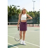 image:imageGRECERELLE 2026 Active Skirts for Women with Builtin Shorts and Pockets for Golf Tennis Hiking Workout Casual SkortRosewood Strips