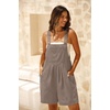image:imageGRECERELLE Jumpsuits For Women Summer Short Overalls Casual Sleeveless Adjustable Loose Womens Rompers with Pockets 2026Purple Pink