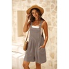 image:imageGRECERELLE Jumpsuits For Women Summer Short Overalls Casual Sleeveless Adjustable Loose Womens Rompers with Pockets 2026Purple Pink