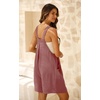 image:imageGRECERELLE Jumpsuits For Women Summer Short Overalls Casual Sleeveless Adjustable Loose Womens Rompers with Pockets 2026Rust Red