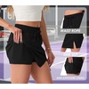 image:imageGRECERELLE 2026 Women Active Skirts with Side Slit Builtin Shorts amp Pockets for Tennis Golf Athletic Casual SkortBlack