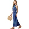 image:imageGRECERELLE Two Piece Sets for Women Sleeveless Crop Top Wide Leg Pants Sweat Set for Women Tracksuits 2026 SummerBlue Purple Patch