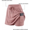 image:imageGRECERELLE Two Piece Skort Sets for Women Summer Crew Neck Cap Sleeve Top Tennis Skirt Set Athletic Matching SetsArmy Green