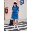 image:imageGRECERELLE Two Piece Skort Sets for Women Summer Crew Neck Cap Sleeve Top Tennis Skirt Set Athletic Matching SetsRoyal Blue