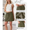 image:imageGRECERELLE 2026 Active Skirt for Women with 4 Side Pockets Casual Athletic Tennis Golf Skorts with ShortsWhite