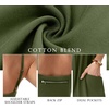 image:imageGRECERELLE Cotton Summer Rompers for Women 2026 Athleisure Jumpsuit Shorts  with Pockets  Casual Athletic  Adjustable Spaghetti Strap  Tennis  Square neck  Beach Vacation Daily WearArmy Green